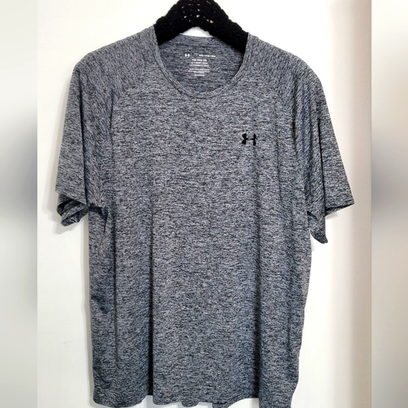 Under Armor - 2X 100% Polyester Grey and Black Shirt - Picture 1 of 5